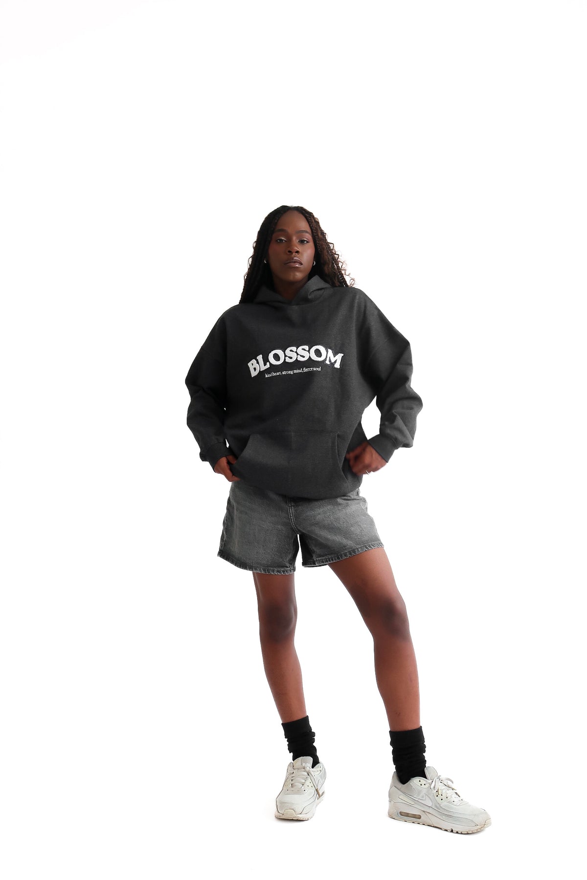 Full outfit- blossom jade hoodie in shadow